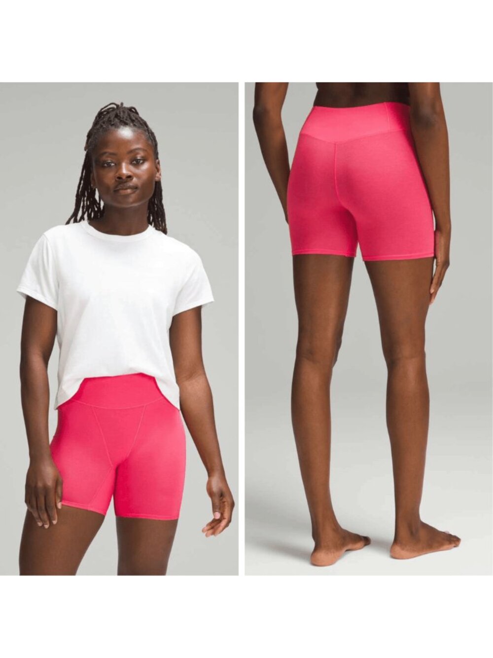 Lululemon UnderEase Super-High-Rise Shortie Underwear Glaze Pink